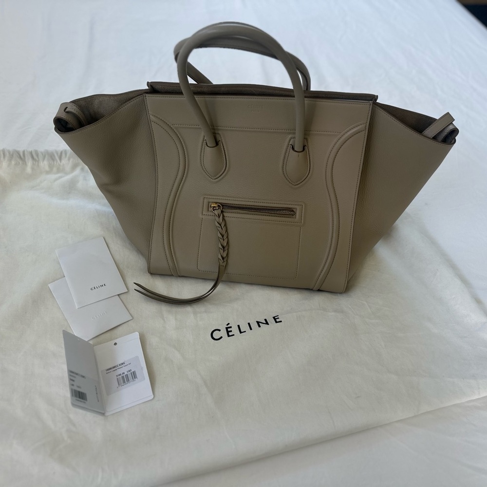 Celine Phantom Taupe Luggage Bag